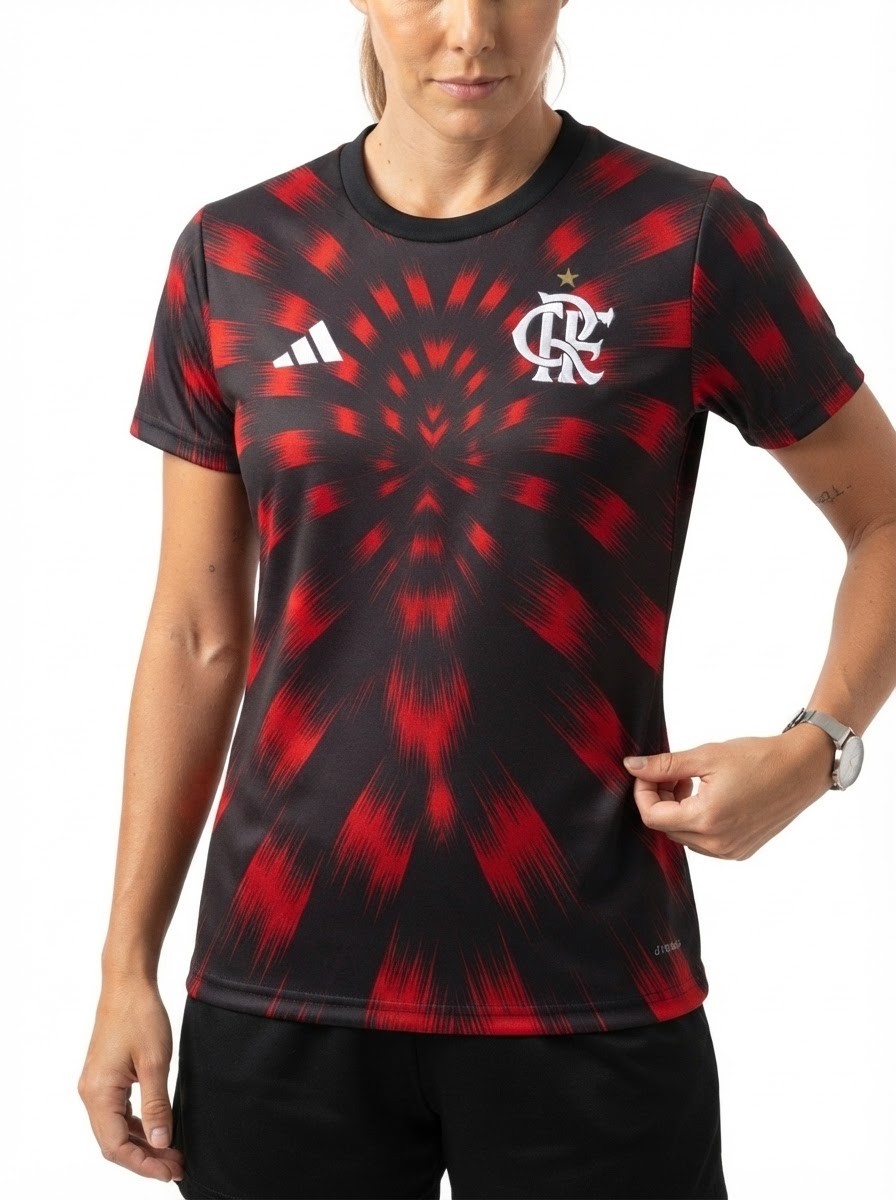 Flamengo 25/26 Pre-Match Jersey Woman - Fan Version
