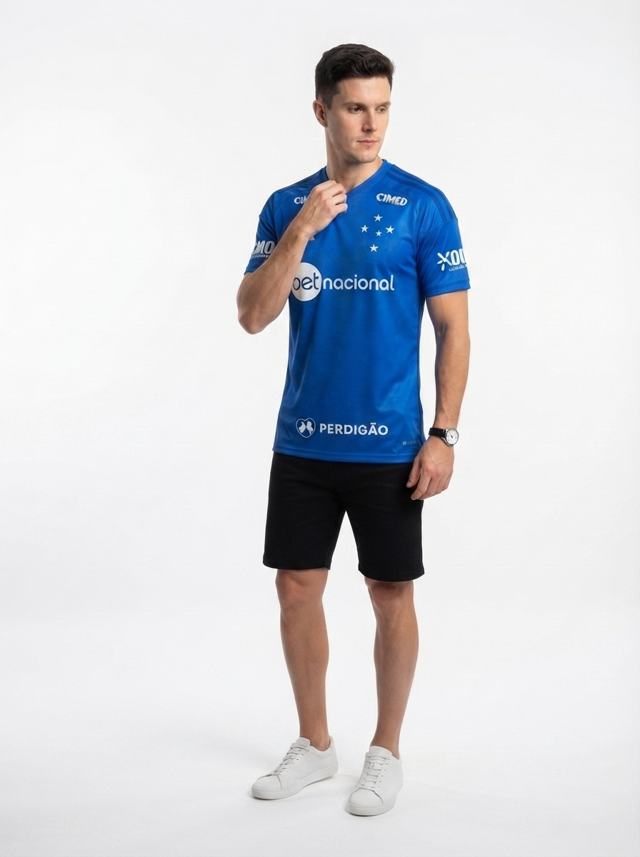 Cruzeiro 2026/27 Home - Fan Version Todos os Patrocinios