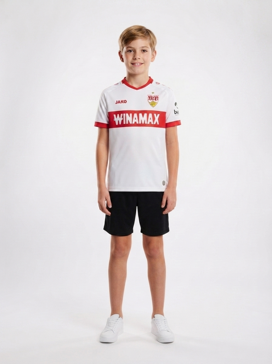Kids Kit VfB Stuttgart Home Fan Jersey 2024/25