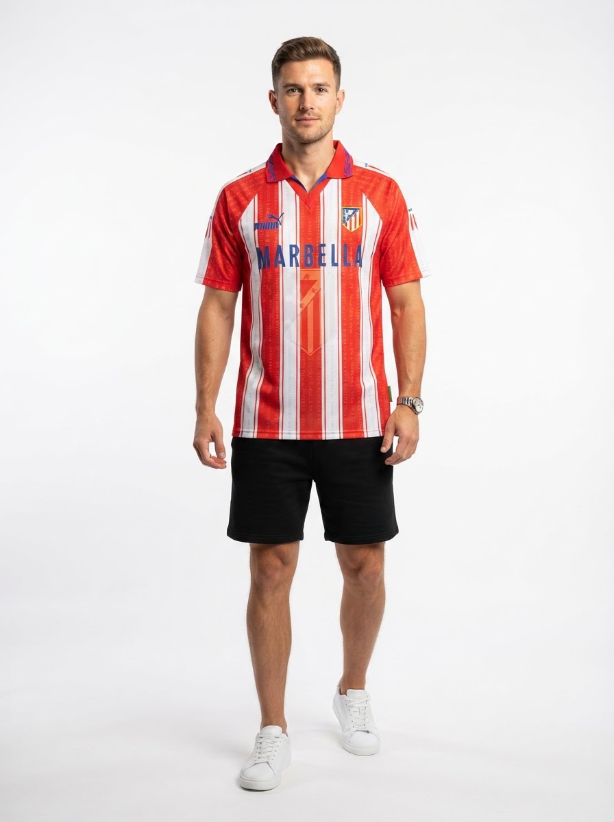 Atletico Madrid 95/96 I Home Jersey - Retro Version
