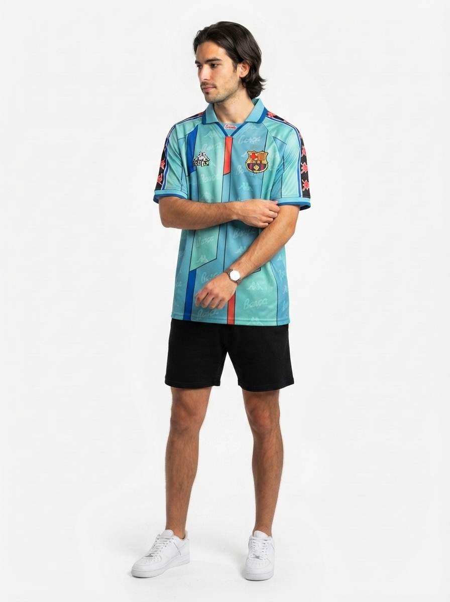Barcelona 96/97 II Away Jersey - Retro Version