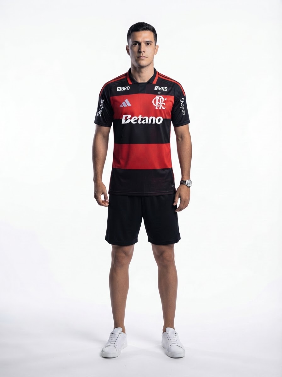Flamengo Home Authentic Player 2026 - [Slim Fit] Full Sponsor