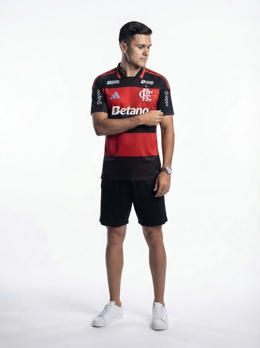 Flamengo Home Authentic Player 2026 - [Slim Fit] Full Sponsor