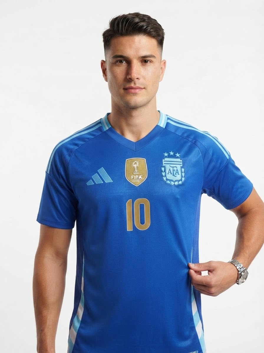 Argentina Away Jersey 2024/25 Messi 10