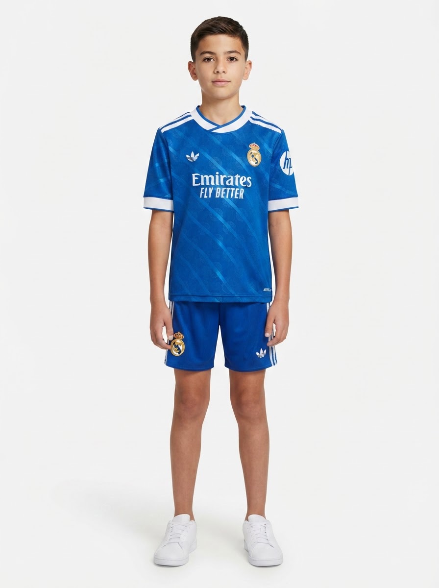 Real Madrid Third Kit Kids 2025-26