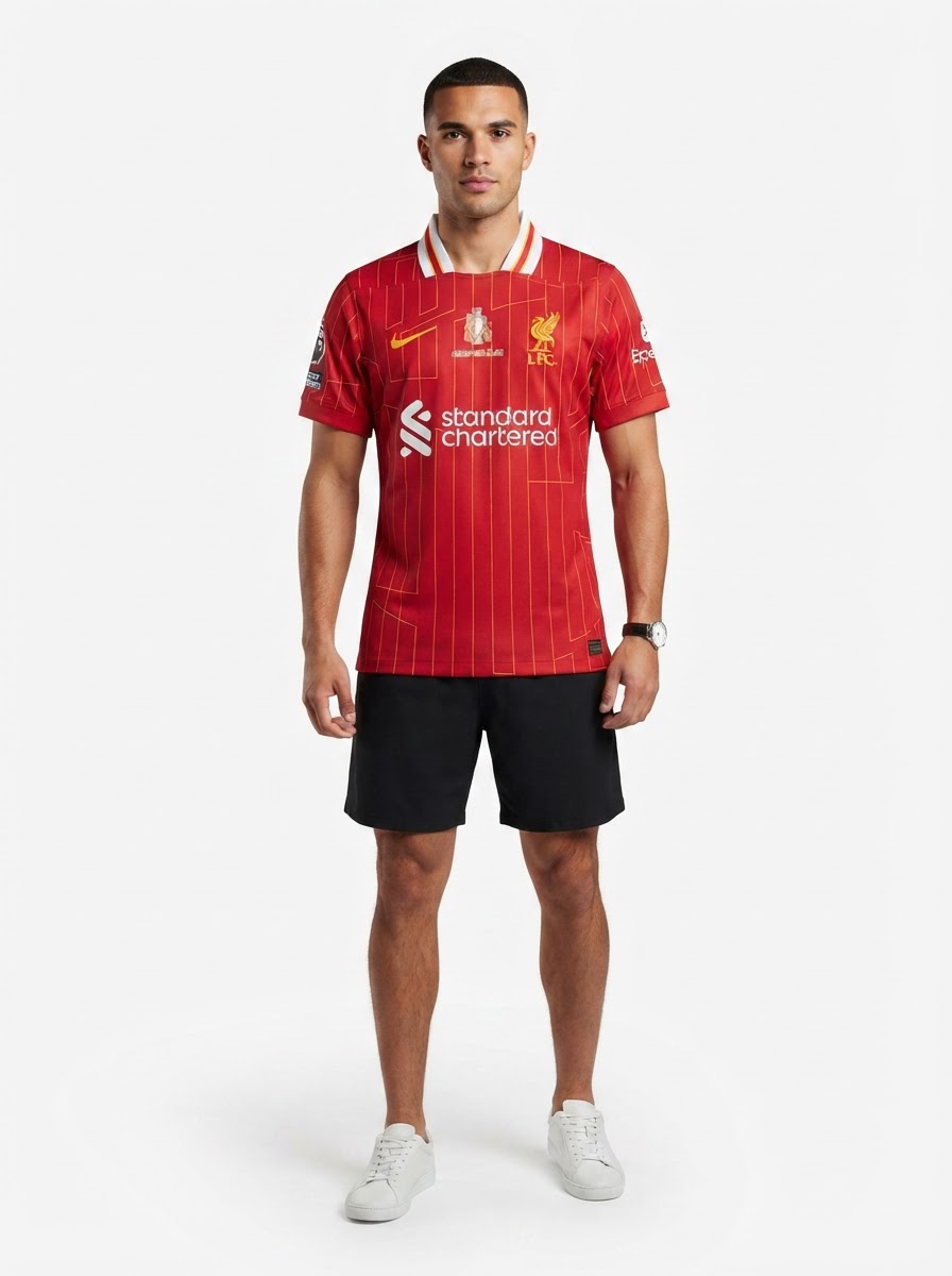 Liverpool Home Fan Jersey 2025/26 Trophy Print