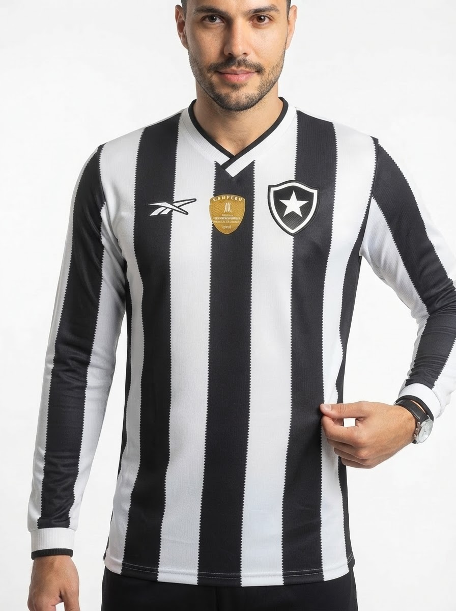 Jersey Long Sleeve Botafogo 2024/25 Long Sleeve - Patch Libertadores
