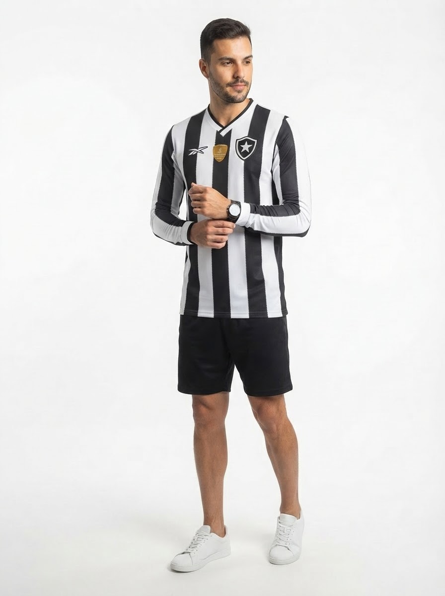 Jersey Long Sleeve Botafogo 2024/25 Long Sleeve - Patch Libertadores