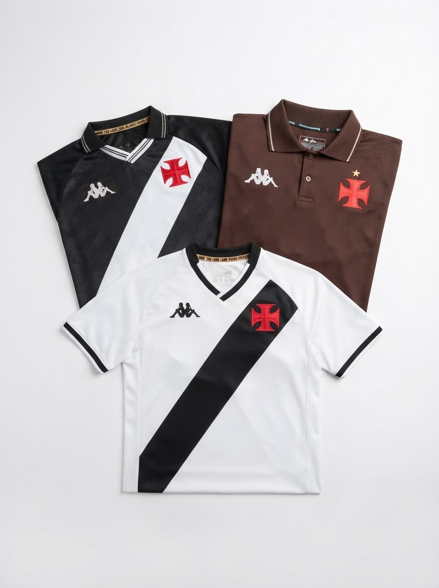 Vasco da Gama Home, Away e Third 2025/26 - Kit 3 - Fan Version