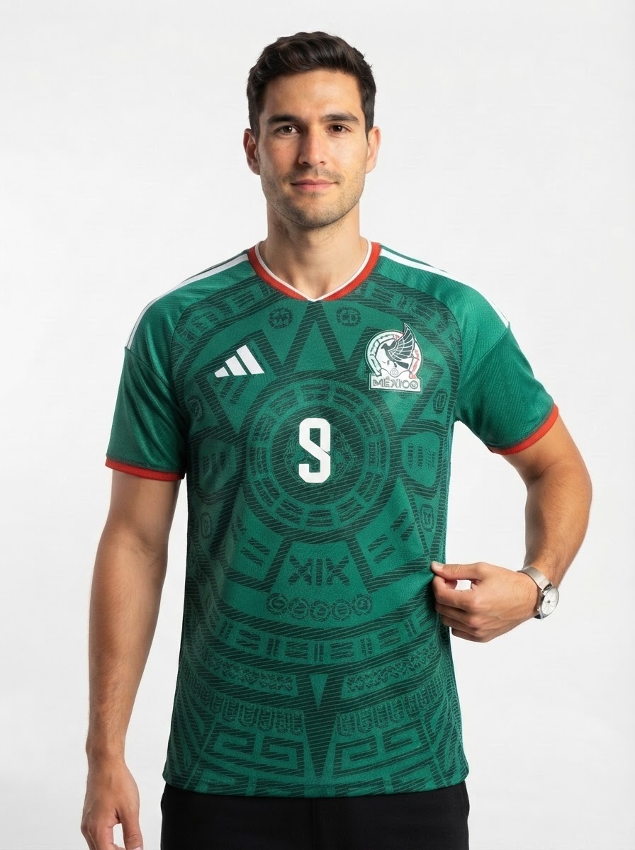 Mexico Home RAÚL 9 Fan Jersey Shirt 2026 World Cup