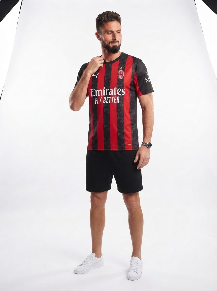 Milan Rafael Leao 10 Home Fan Jersey 2025/26