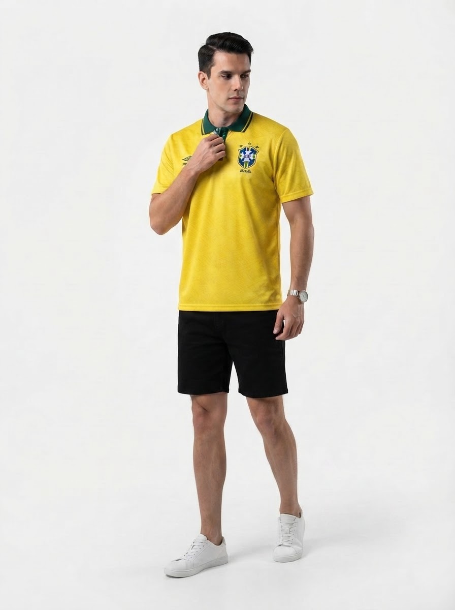 Jersey Retro Brasil 1991/1993 Fan