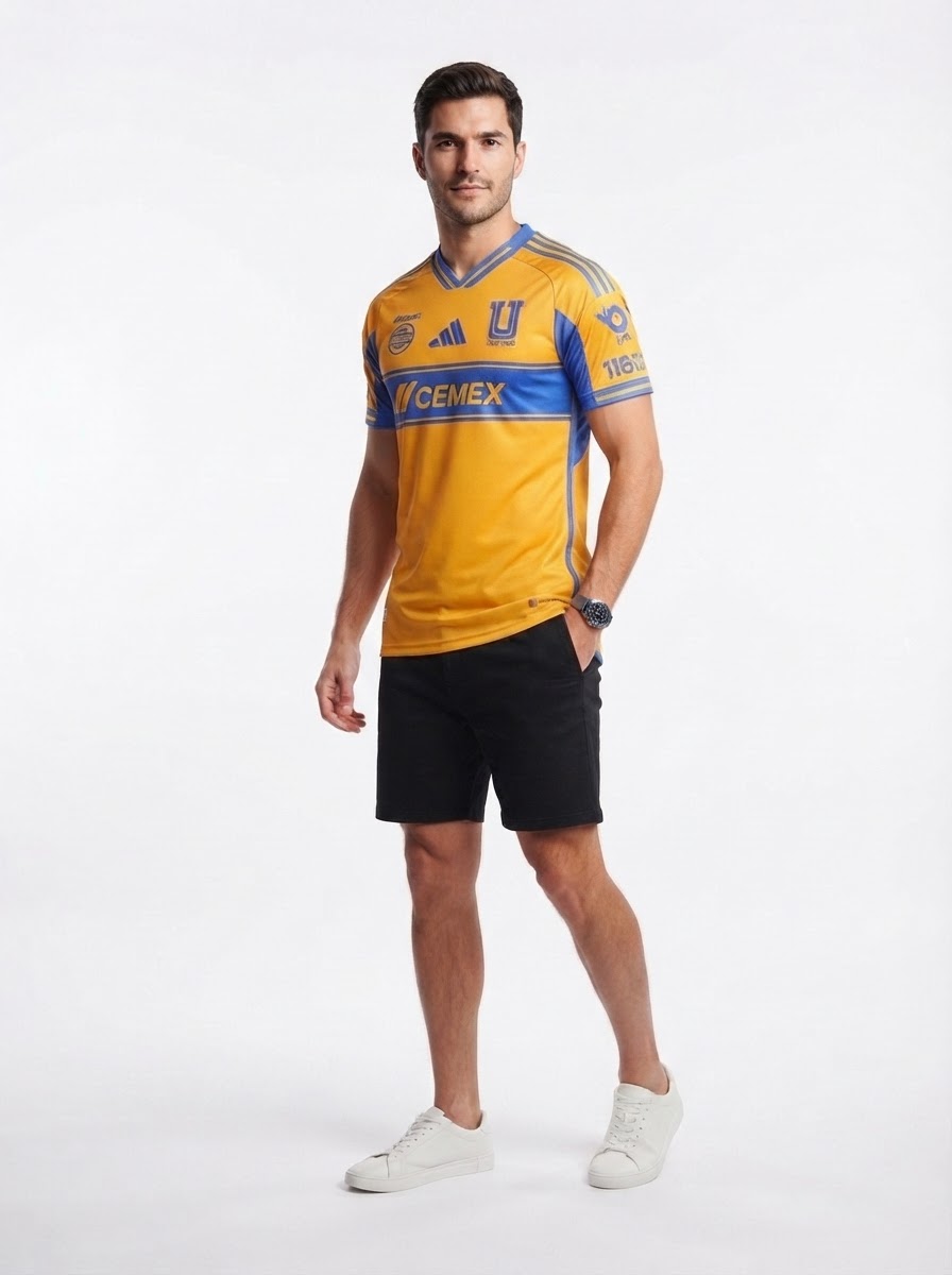Tigres Home Authentic Player [Slim Fit] Player [Slim Fit] Player [Slim Fit] Player 2025/26 - Slim Fit