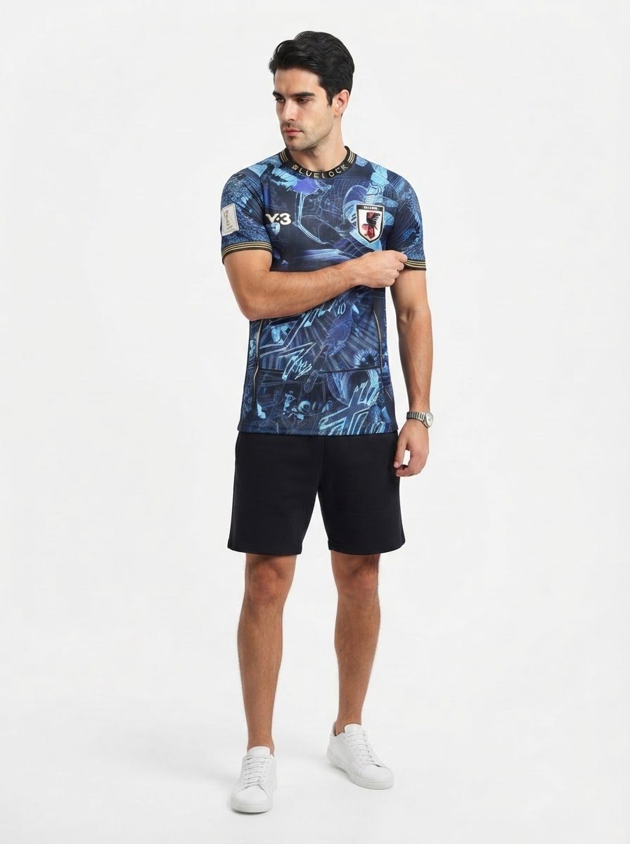 Japan 25/26 Special Edition Jersey - Navy Blue - Player Version - Slim Fit