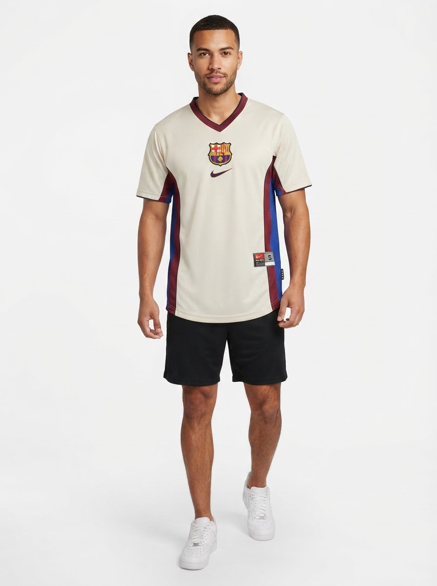 Barcelona 98/99 II Away Jersey - Retro Version