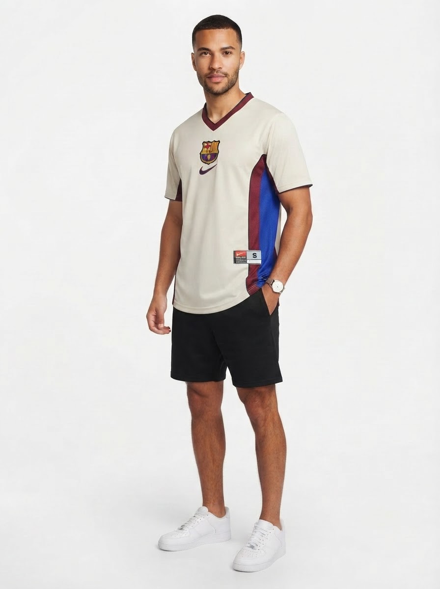 Barcelona 98/99 II Away Jersey - Retro Version
