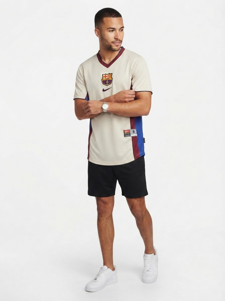 Barcelona 98/99 II Away Jersey - Retro Version