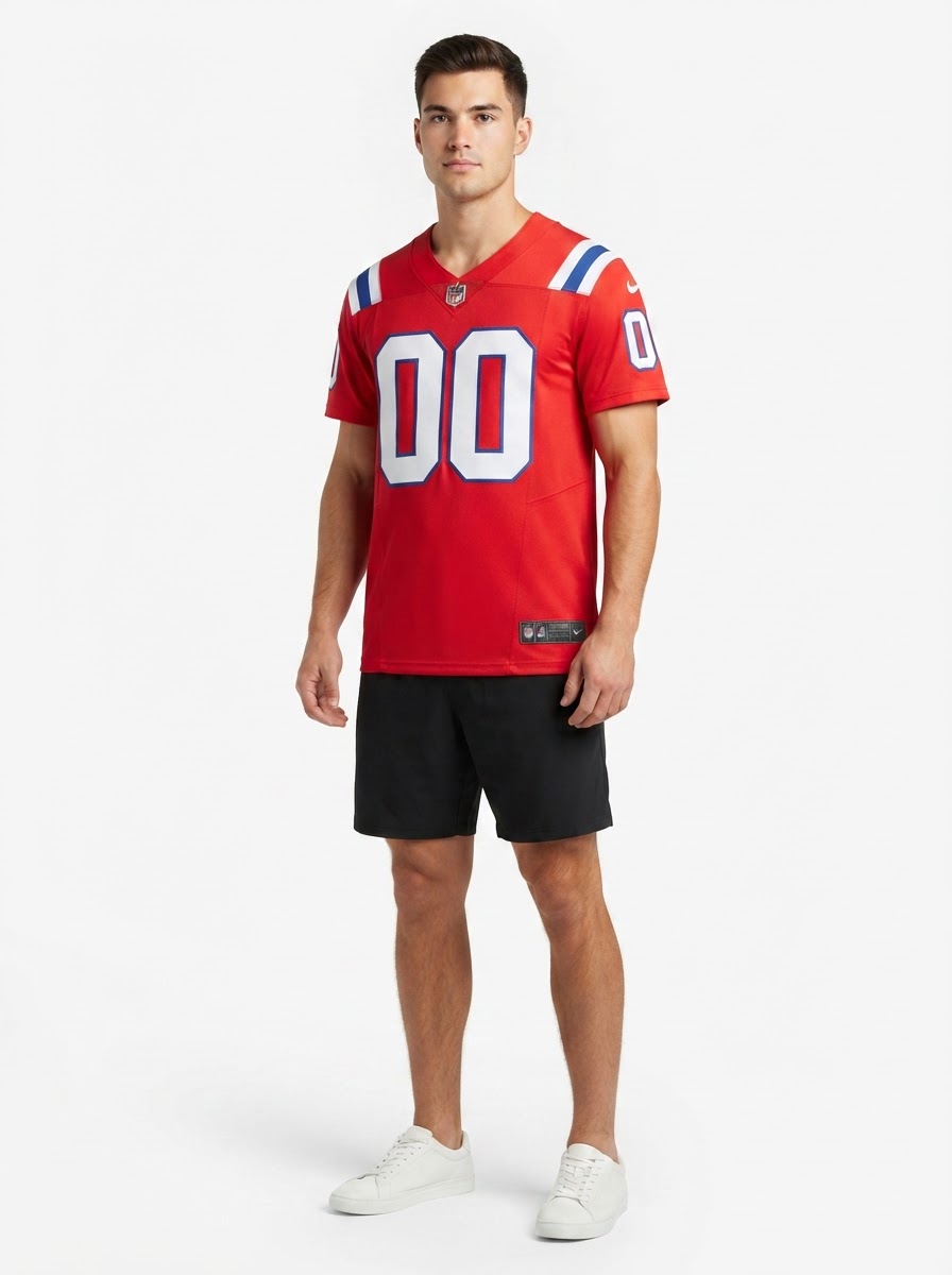 Patriots - Custom Jersey - Red