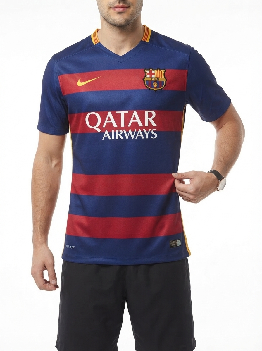 Barcelona 15/16 I Home Jersey - Retro Version
