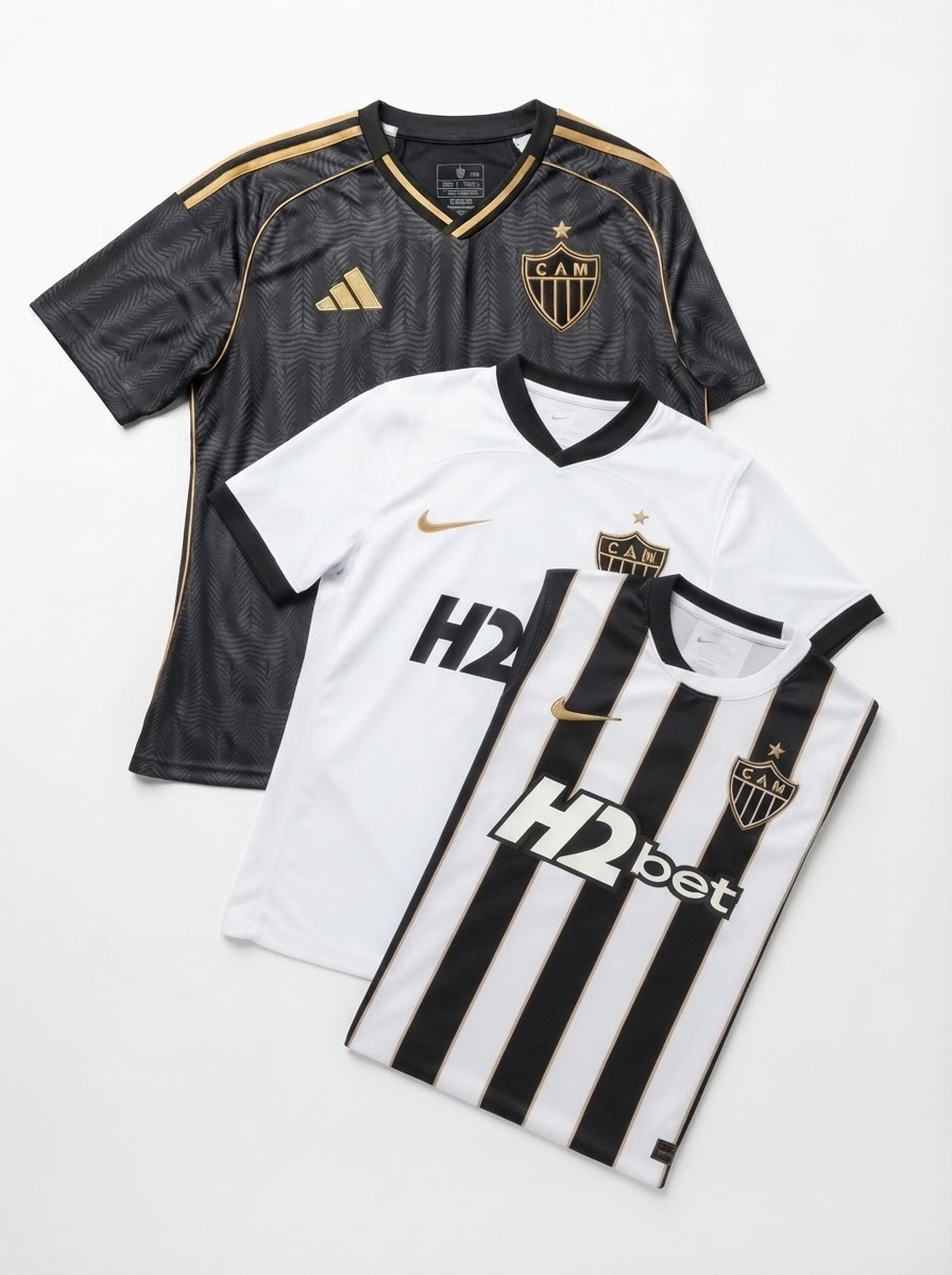 Combo 3 Jerseys Atletico Mineiro 2026/27 - Kit 3