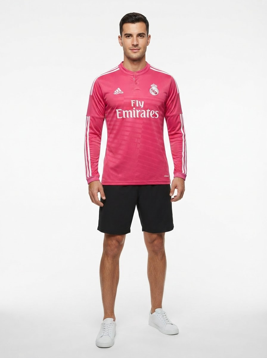 Real Madrid 14/15 II Away Jersey - Long Sleeve Retro Version