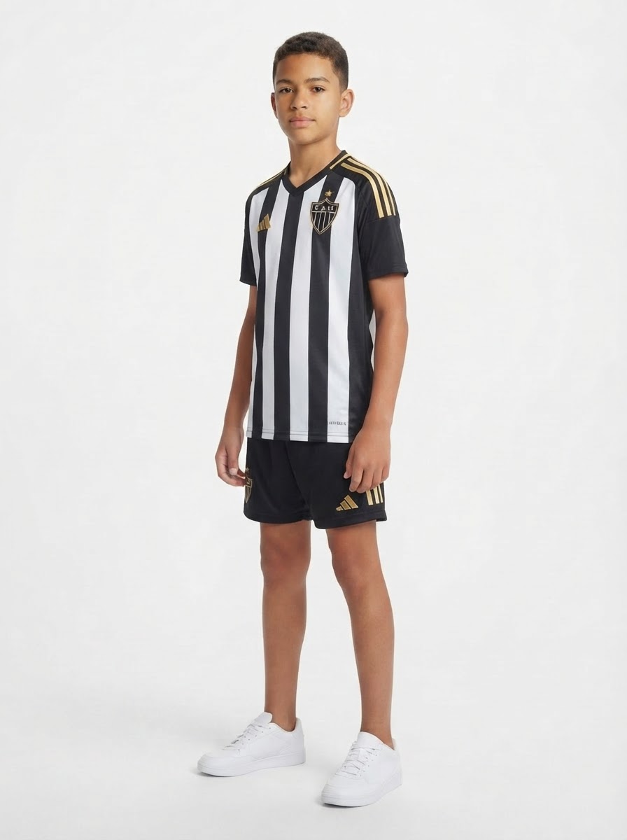 Kids Kit Atlético Mineiro Home Fan Jersey 2025/26