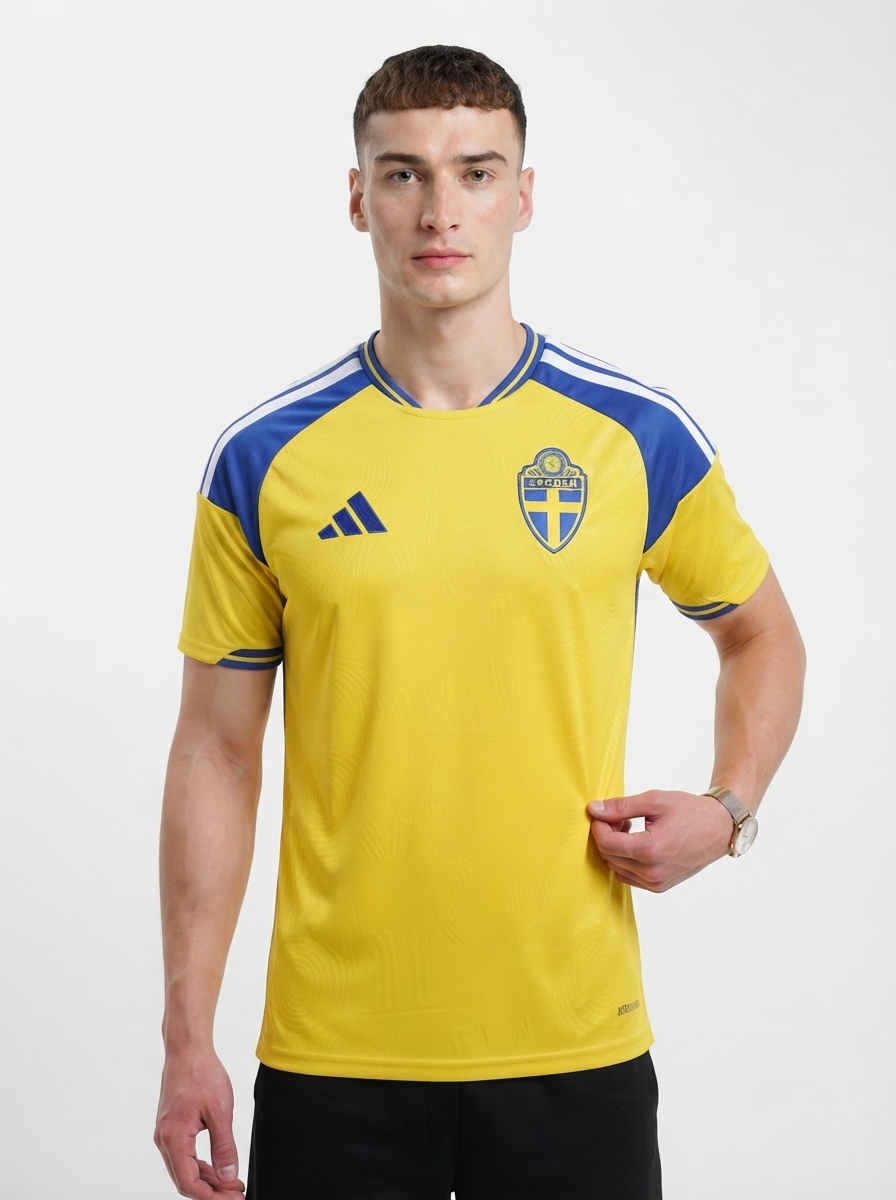 Sweden Home Fan Jersey Shirt 2026 World Cup