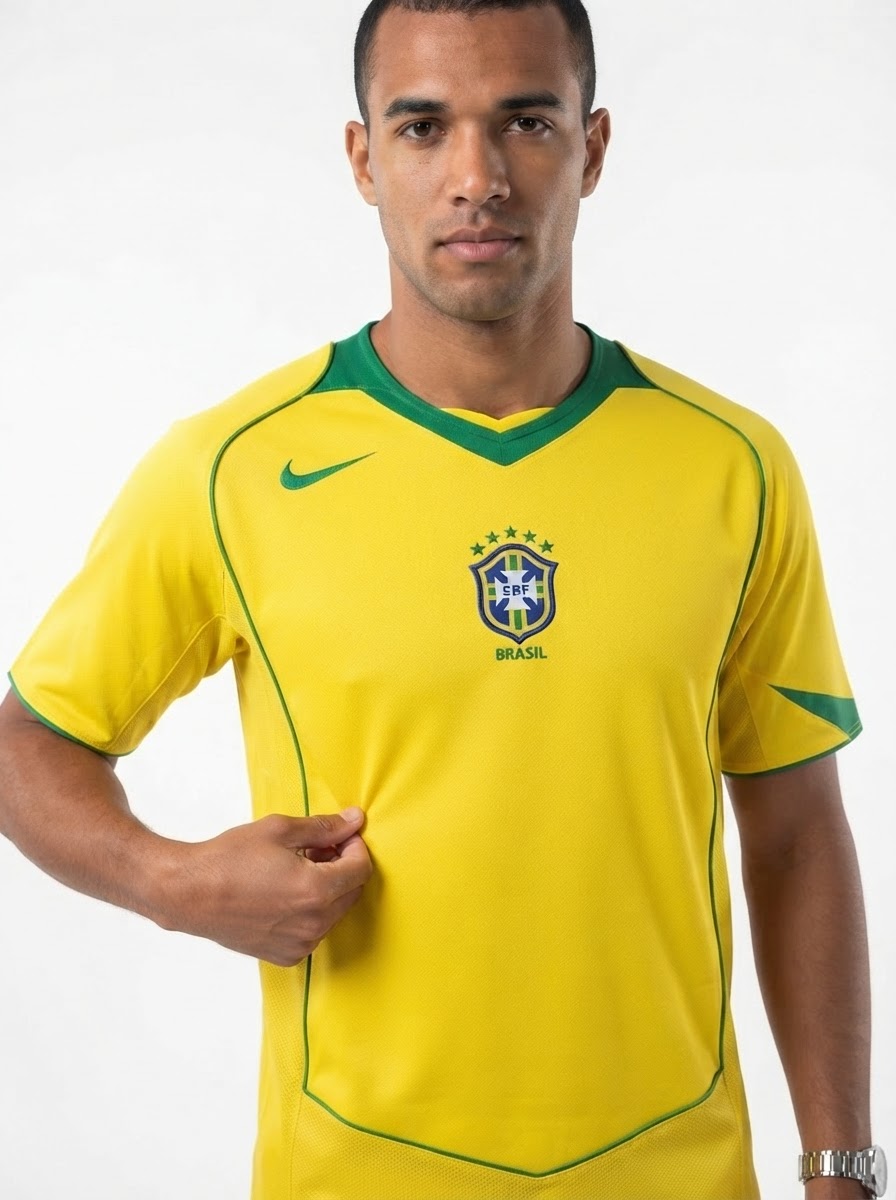 Jersey Brasil Retro 2004 Fan