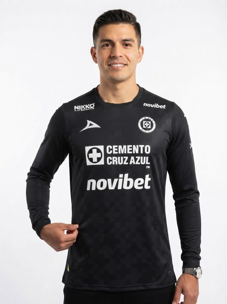 Cruz Azul Third 25/26 Long Sleeve Black - Fan Version