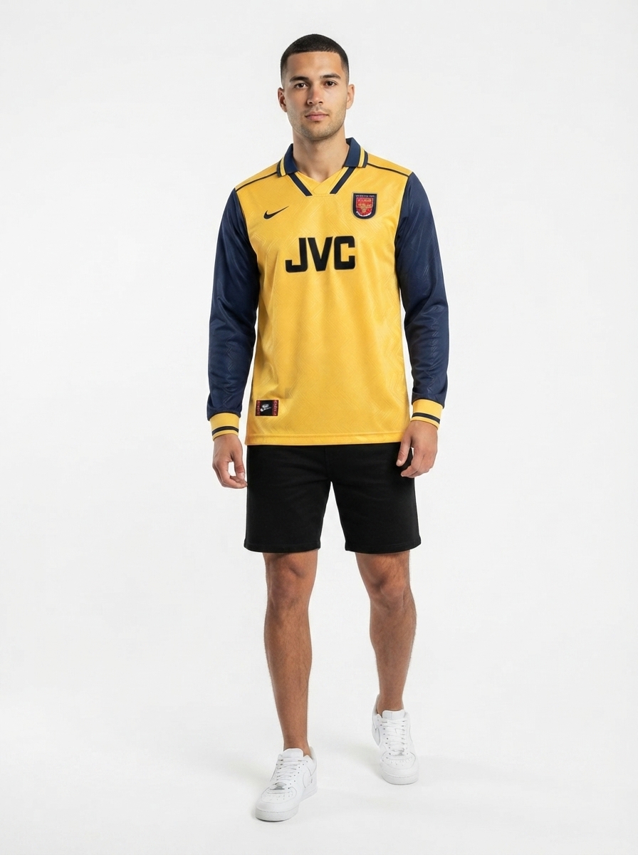 Arsenal 96/97 II Away Jersey - Long Sleeve Retro Version
