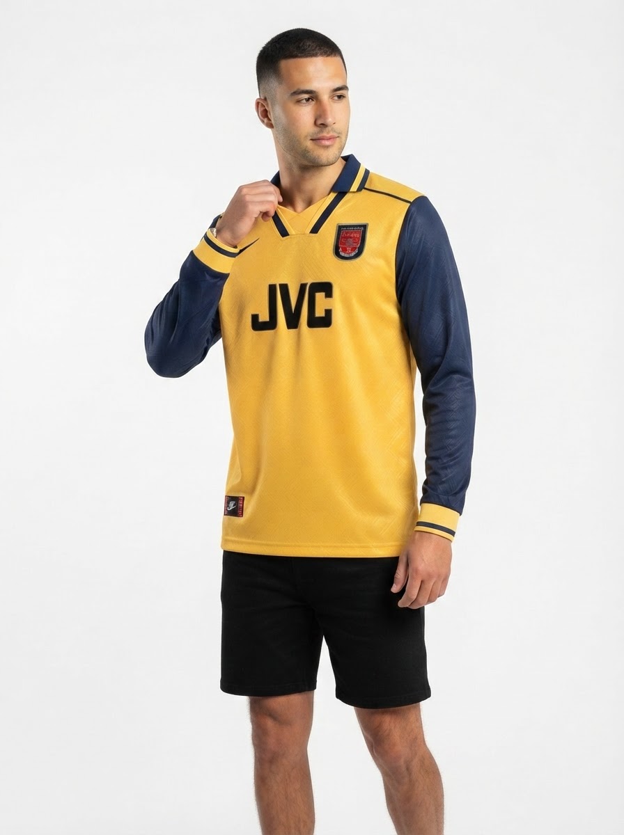 Arsenal 96/97 II Away Jersey - Long Sleeve Retro Version
