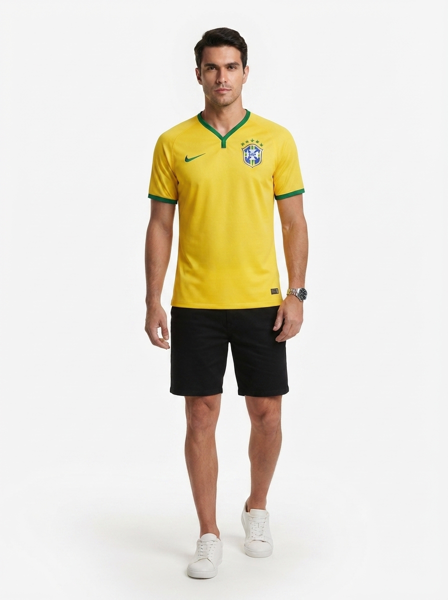 Jersey Brasil 2014 Retro Man