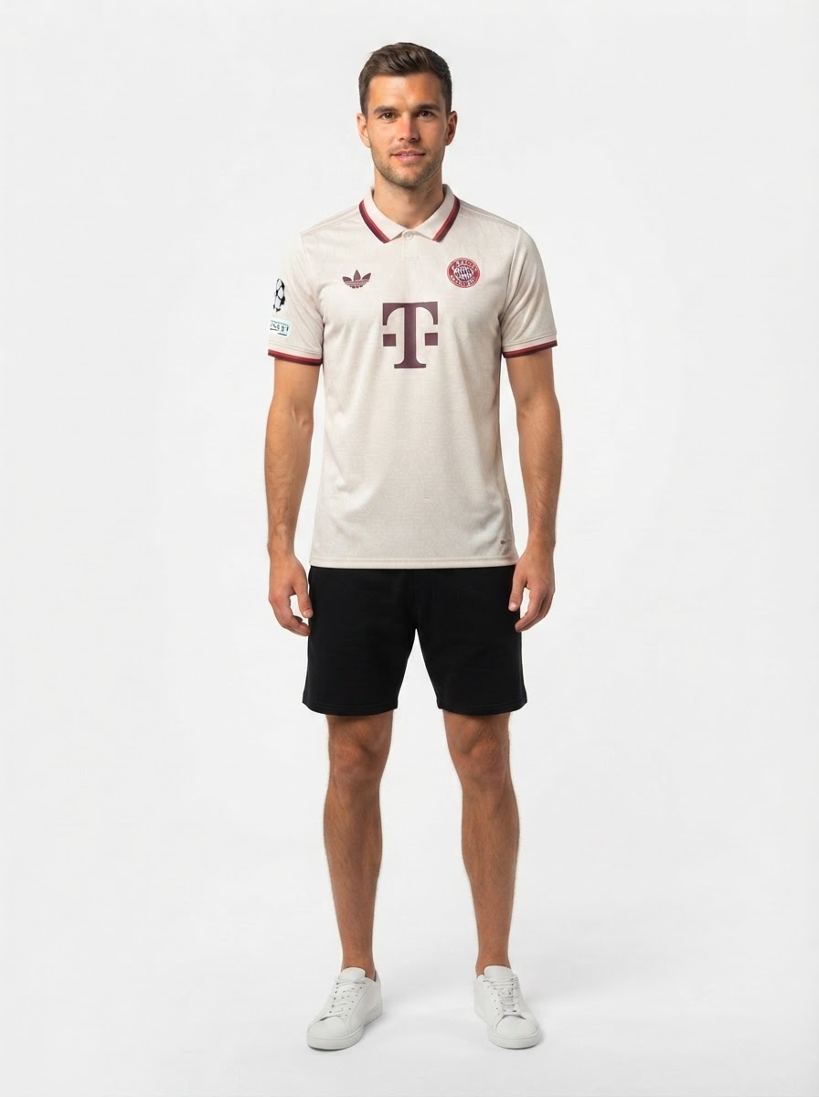Jamal Musiala Bayern Munich 24/25 III Third UCL Jersey - Fan Version