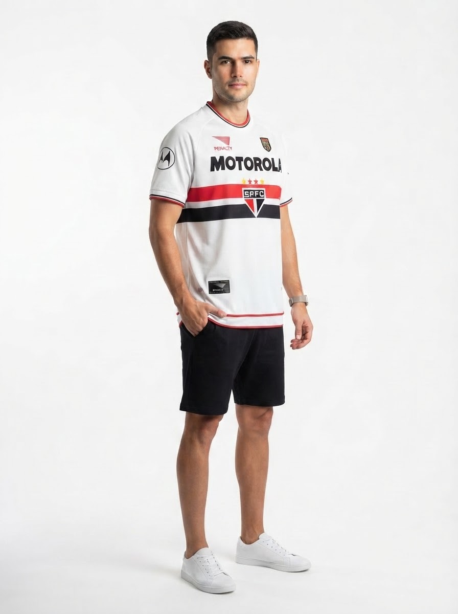 Sao Paulo Retro Home 2000 Jersey Motorola