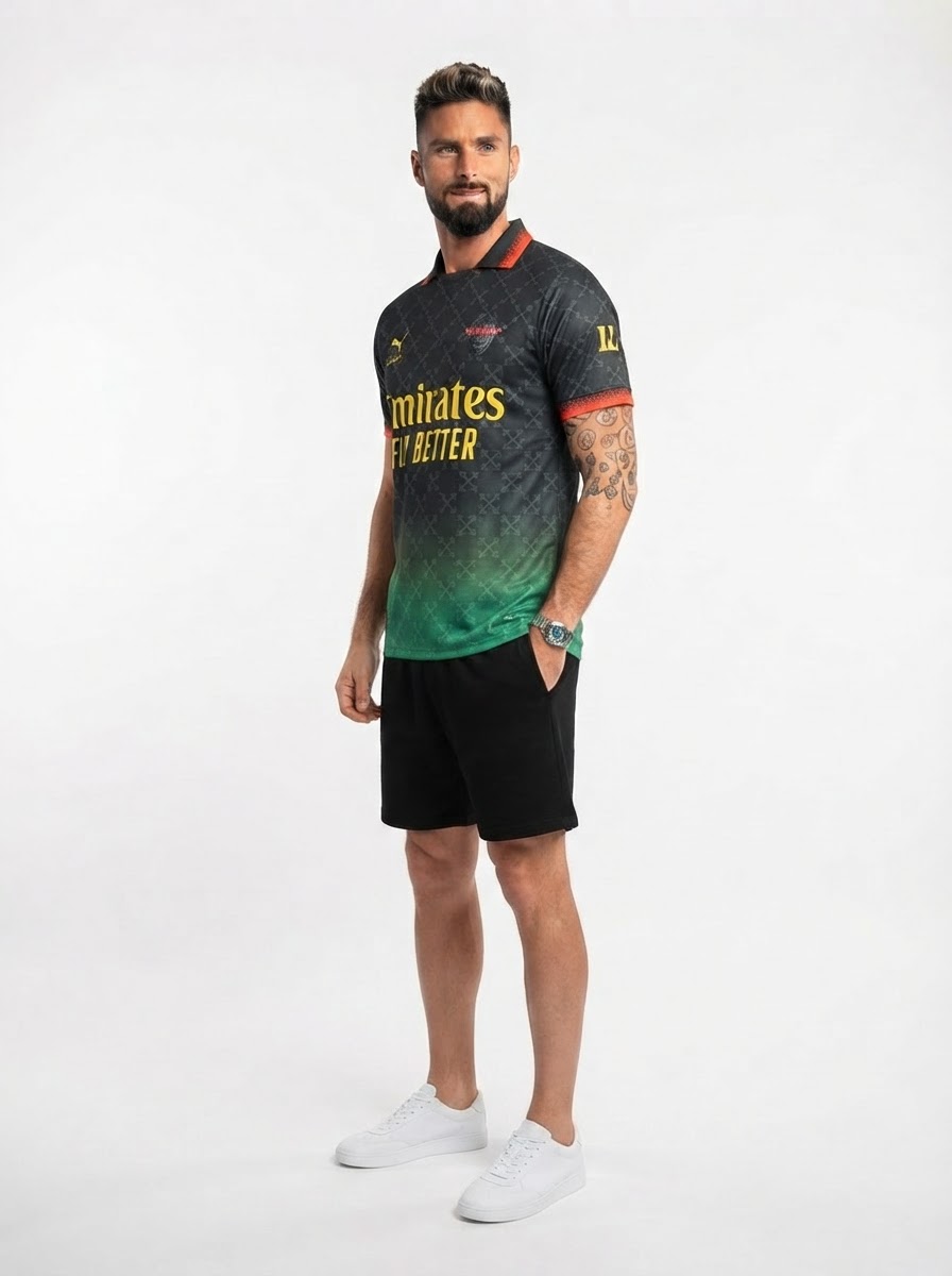 AC Milan 25/26 Commemorative Edition Jersey - Black - Player Version - Slim Fit