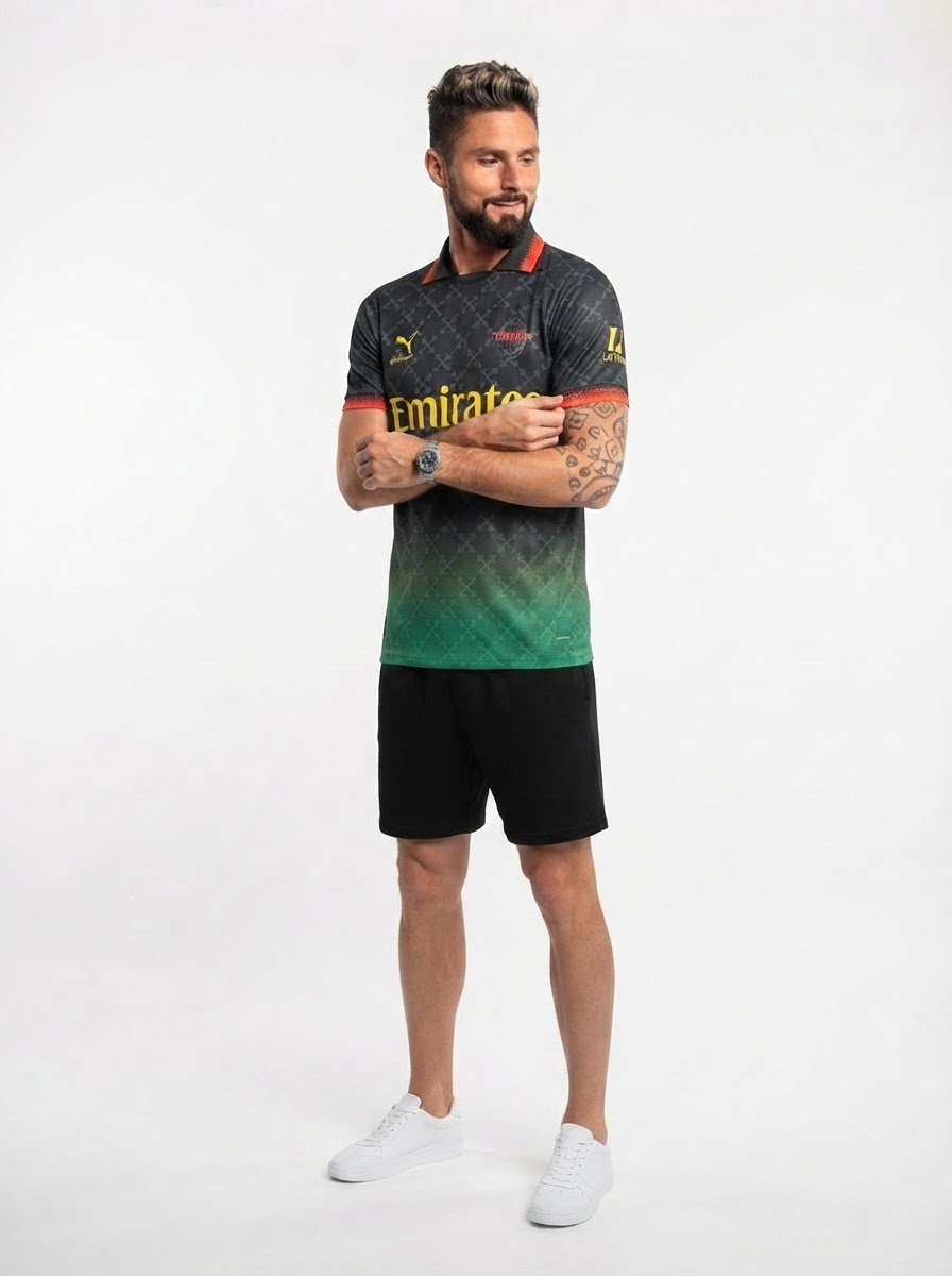 AC Milan 25/26 Commemorative Edition Jersey - Black - Player Version - Slim Fit