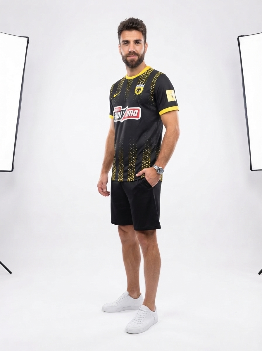 25/26 AEK Athens Away - Fan Version