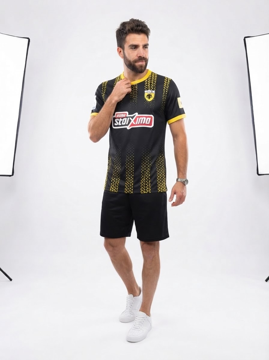 25/26 AEK Athens Away - Fan Version