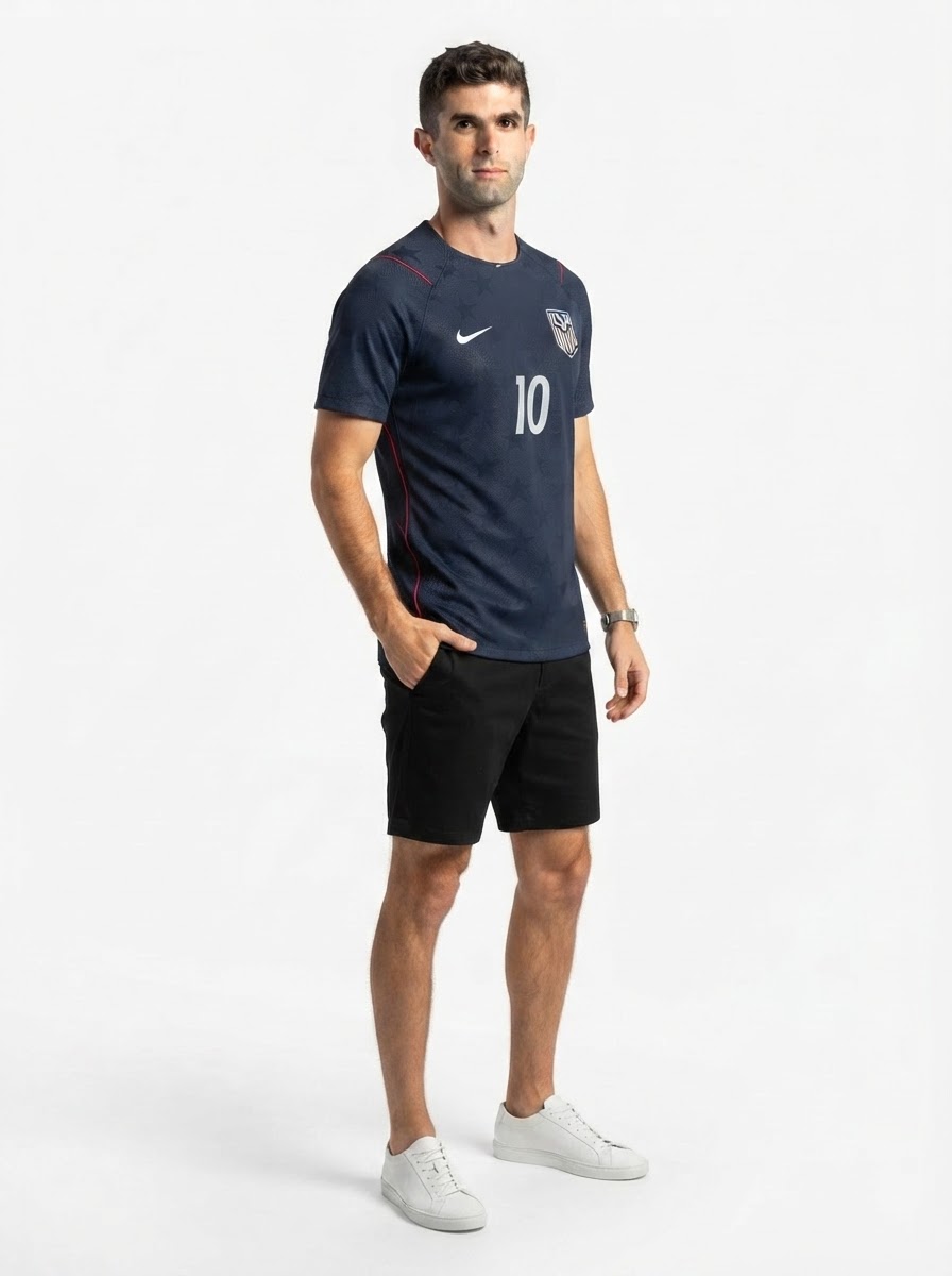 Pulisic #10 USA 2026 Away Jersey Blue - Fan Version