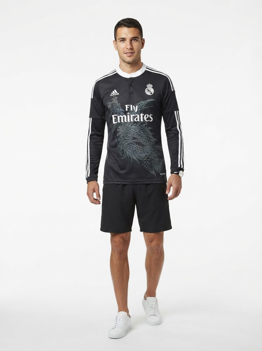 Real Madrid 14/15 III Third Jersey - Long Sleeve Retro Version