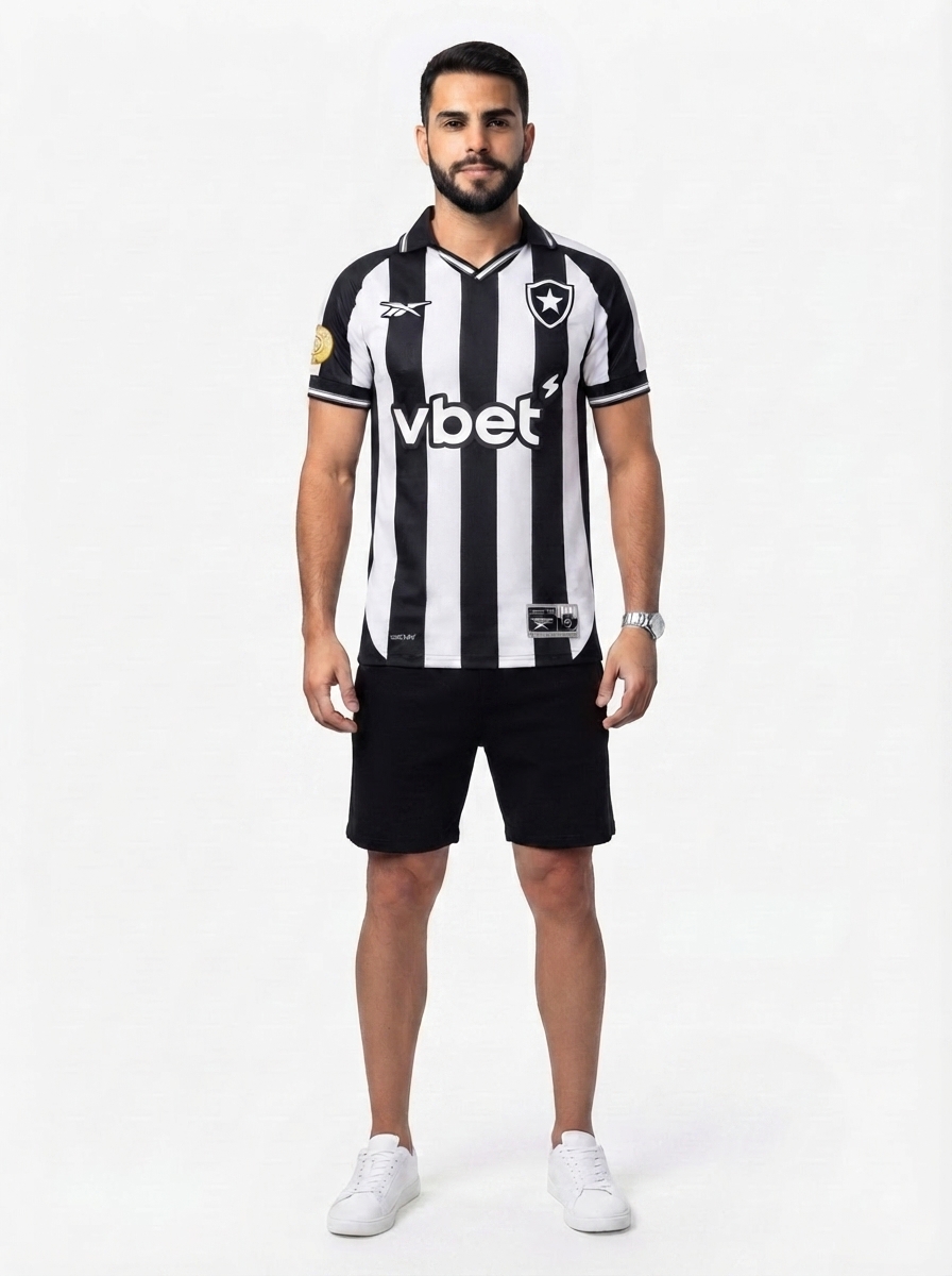 Botafogo Home Fan Jersey 2025/26 - Patch Mundial de Clubes