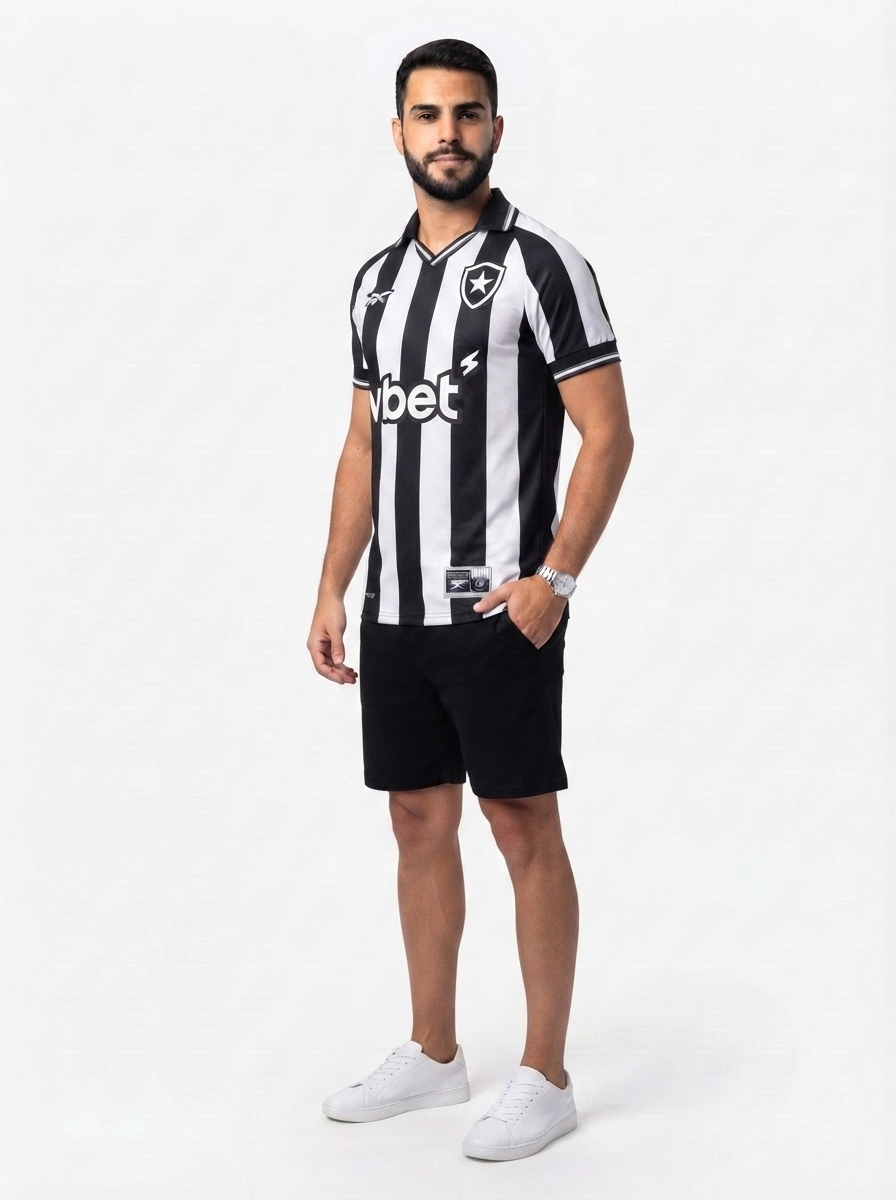 Botafogo Home Fan Jersey 2025/26 - Patch Mundial de Clubes