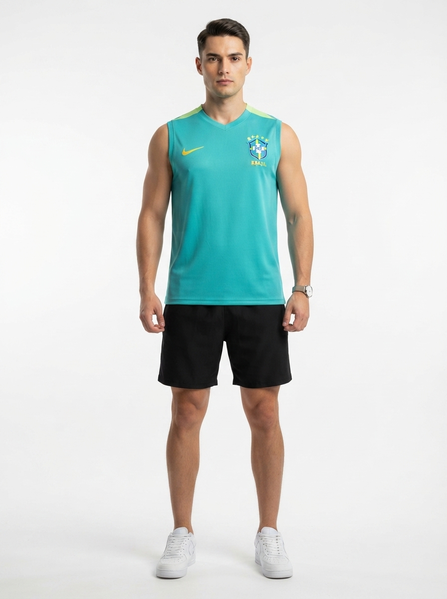 Conjunto Treino Brasil 2025 Verde - Fan Version Brazil