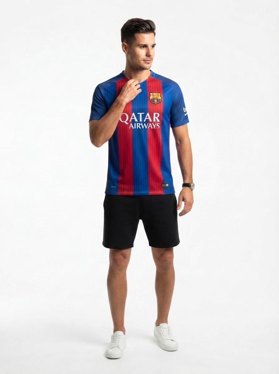 Barcelona 16/17 I Home Jersey - Retro Version