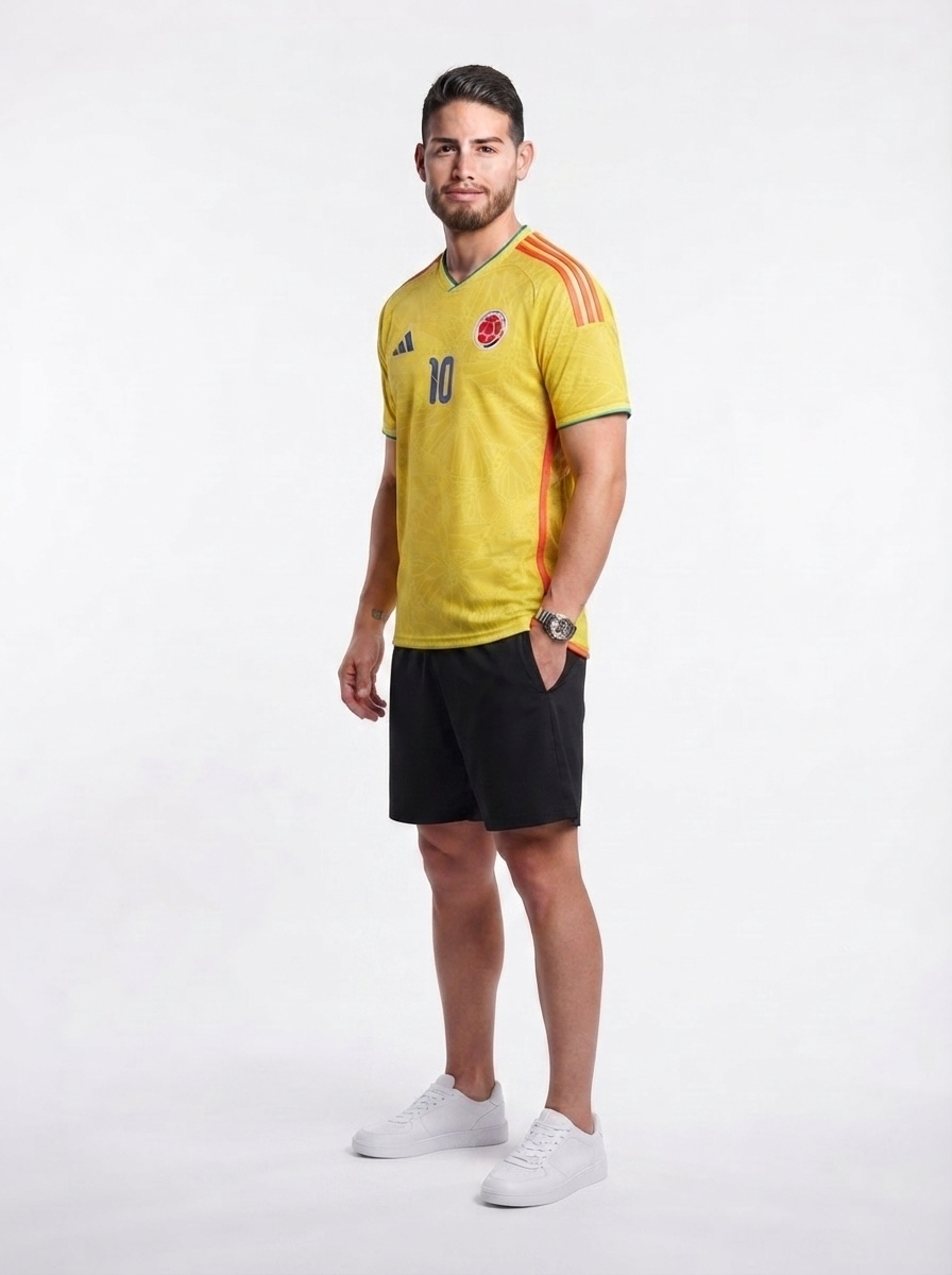 James Rodriguez 2026 Colombia Home Jersey - Fan Version World Cup 2026
