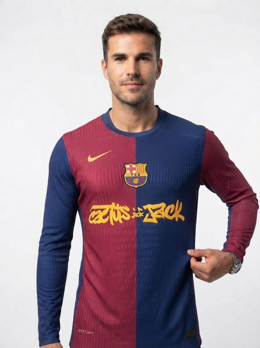 Barcelona 2025/26 Travis Scott Authentic Player [Slim Fit] Player [Slim Fit] Player [Slim Fit] Player Long Sleeve [Slim Fit]