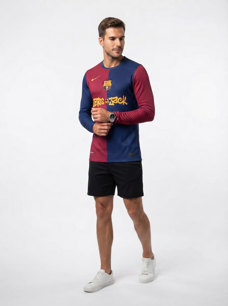 Barcelona 2025/26 Travis Scott Authentic Player [Slim Fit] Player [Slim Fit] Player [Slim Fit] Player Long Sleeve [Slim Fit]