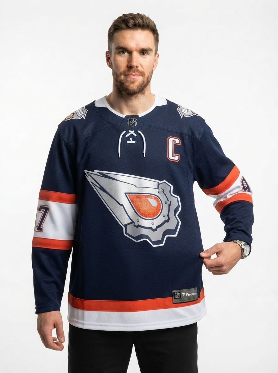 Men's Edmonton Oilers Connor McDavid Navy Special Edition 2.0 Breakaway