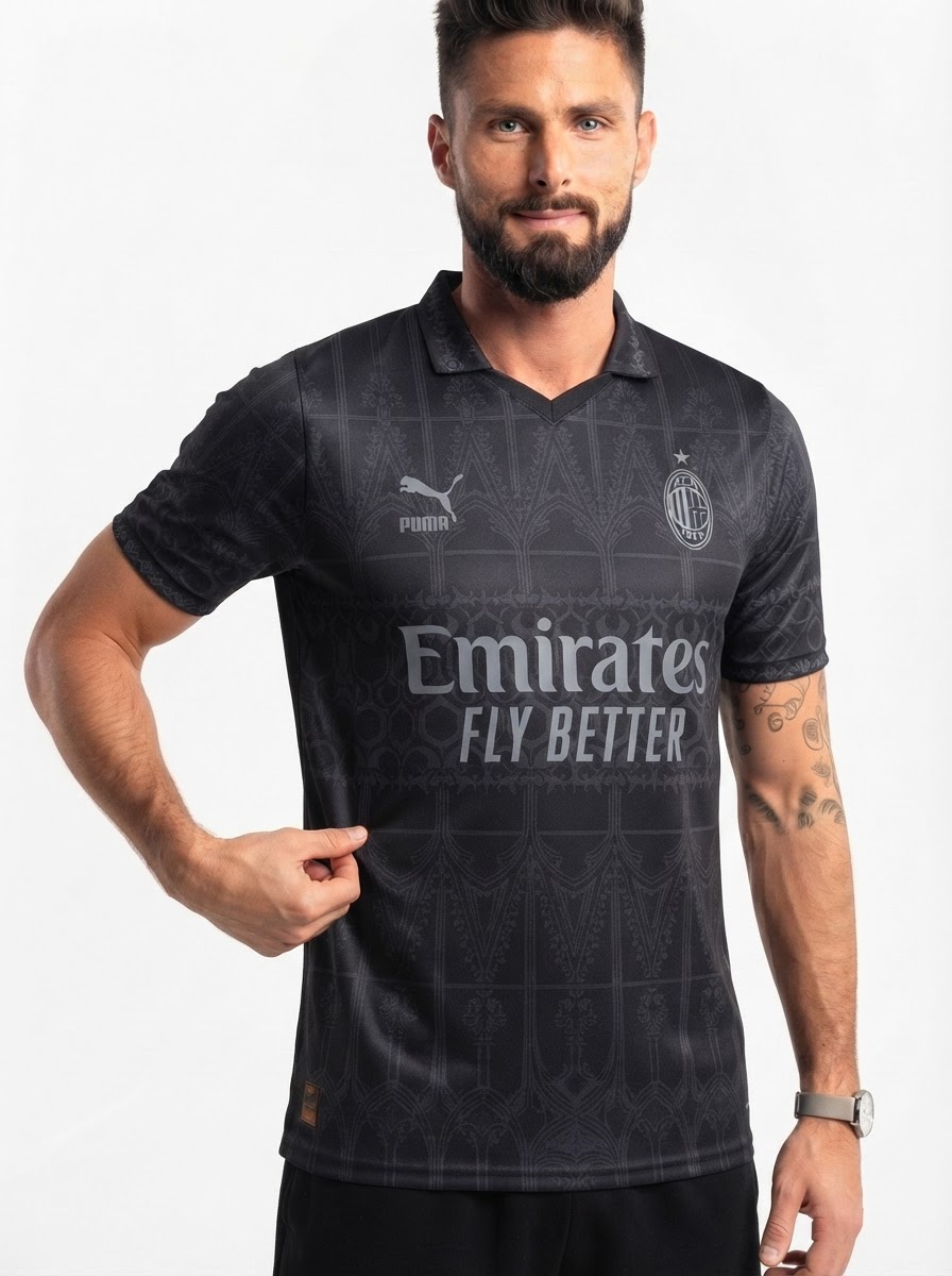 AC Milan 2024 Pleasures Jersey - Fan Version