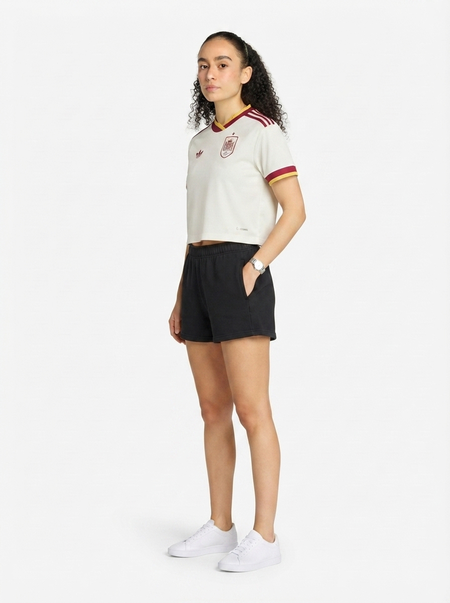 Spain Women's Away Cropped Soccer Jersey World cup 2026